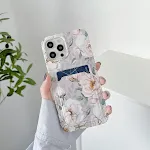 Gray background pink flowers
