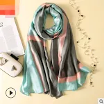 Two tone plaid blue