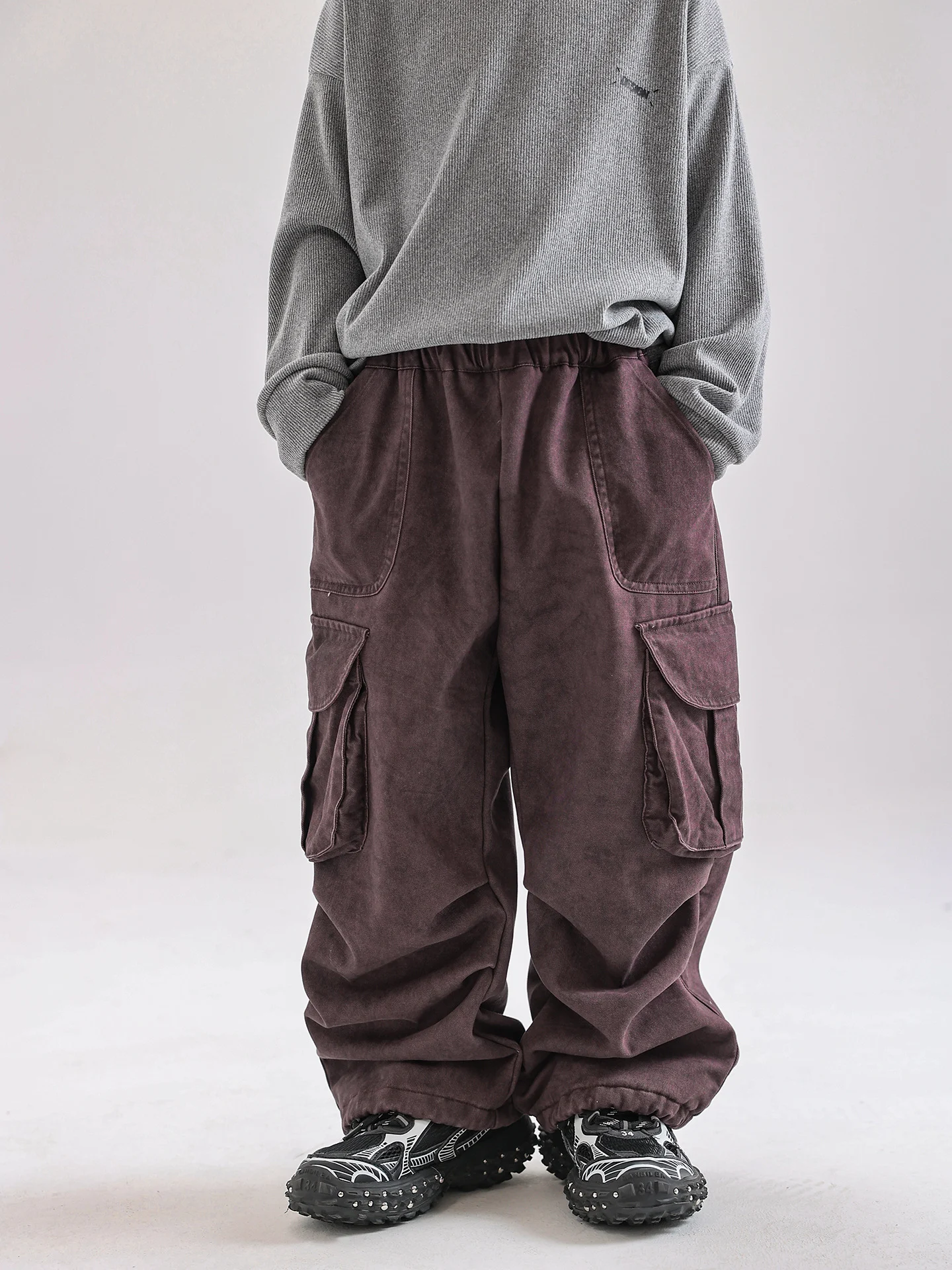 Autumn And Winter New Fleece Work Pants Casual — photo 5