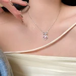 Colar de amor personalizado para mulheres, joia de moda com nomes gravados, presente romântico e especial, elegante e único — foto 7