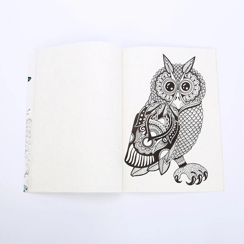 Title 9, Decompression hand drawing book. Relax and redu...