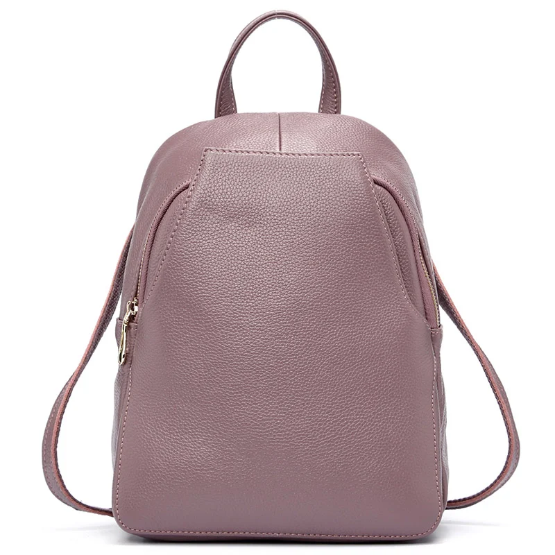Dames rugzak nieuwe stijl leer klein. Kleine leren rugzak voor dames, ideaal voor dagelijks gebruik, lichtgewicht en stijlvol, een perfecte tas. — foto 2