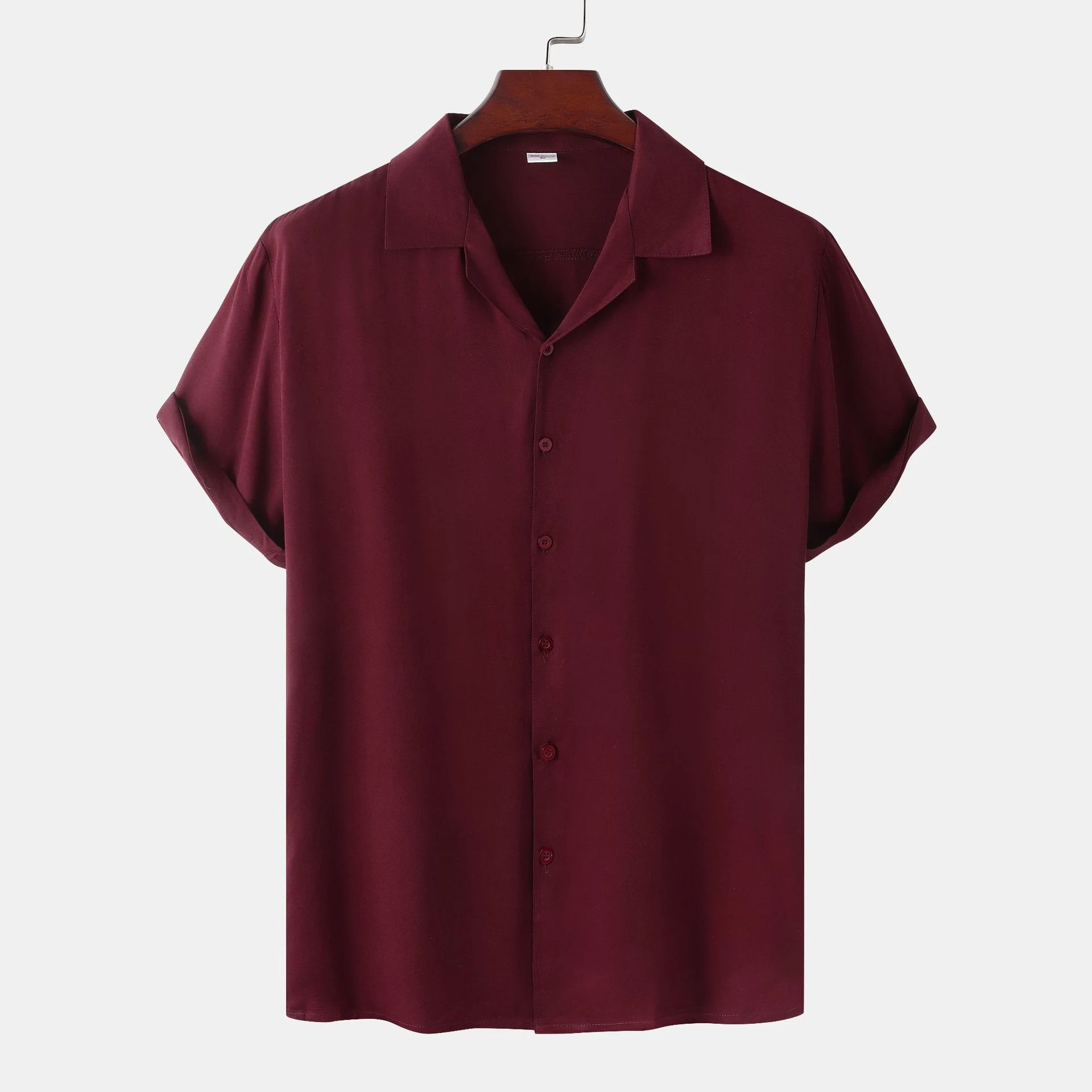 Camisa masculina nova primavera verão estilo casual street fashion, confortável e respirável, ideal para o dia a dia. — foto 11