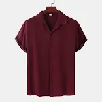 Camisa masculina nova primavera verão estilo casual street fashion, confortável e respirável, ideal para o dia a dia. — foto 11