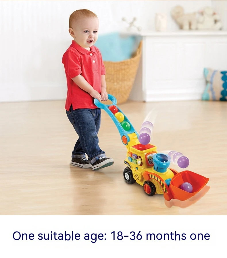 Title 3, Bounce Ball Pusher Car for Toddlers and Babies,...