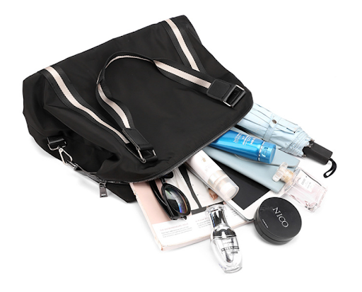 Title 7, Womens Overnight Weekend Travel Bag, Striped H...