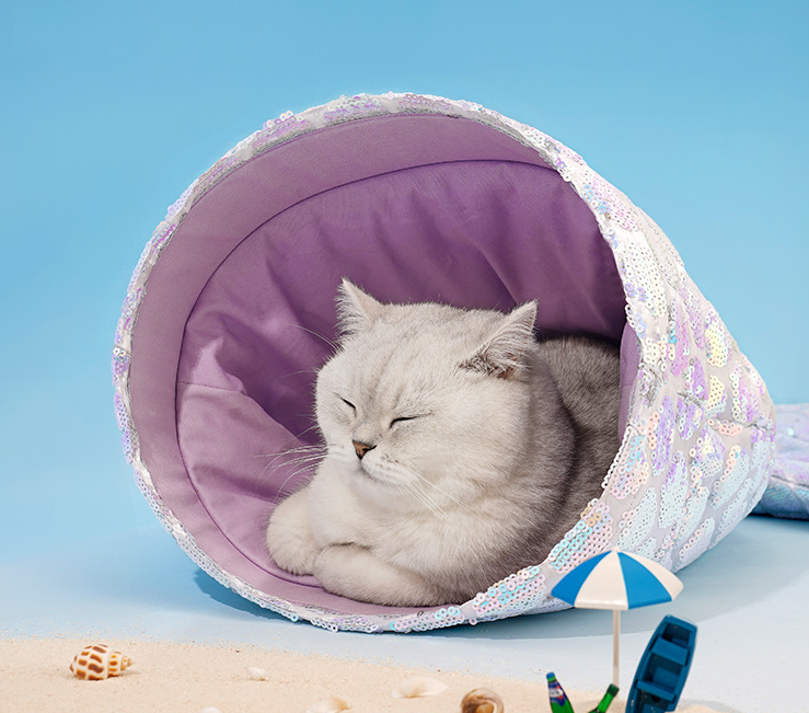 Title 1, Mermaid Cat Nest Winter Warm Three-dimensional,...