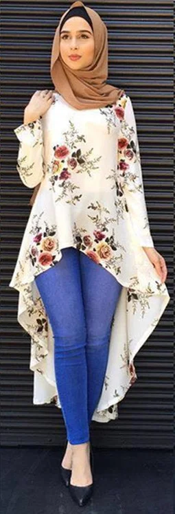 Blusa de Moda com Cauda de Andorinha Irregular Feminina Caimento Solto Design Único Versátil Ideal para Looks Casuais ou Sofisticados — foto 2