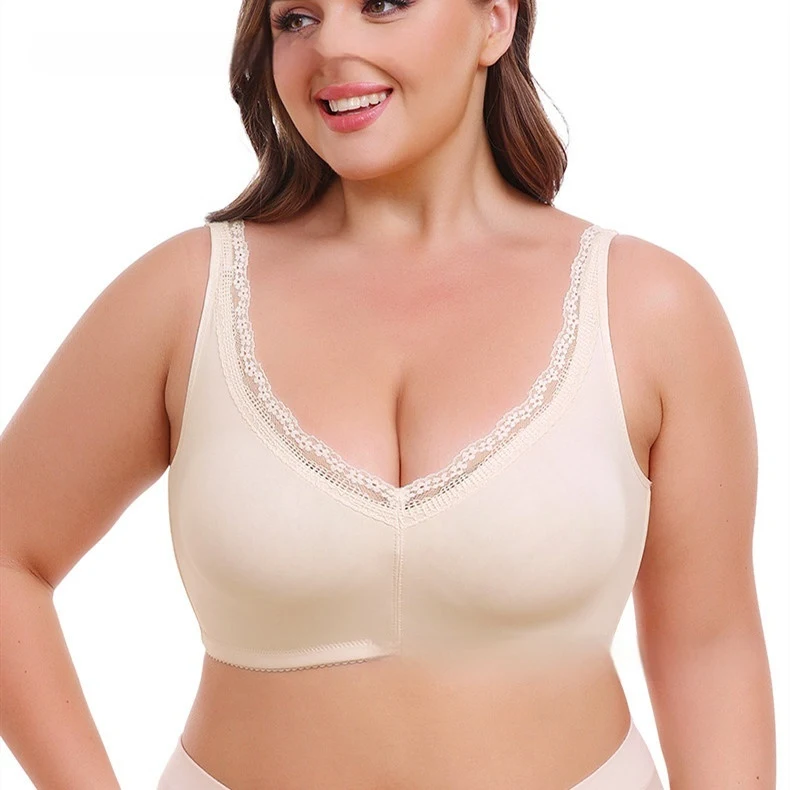 Title 4, Plus Size Full Cup Thin Strap Bra offering comf...