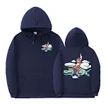 Moletom com capuz plus size feminino estilo europeu, com interior peluciado, perfeito para conforto e aquecimento em climas frios. — foto 3