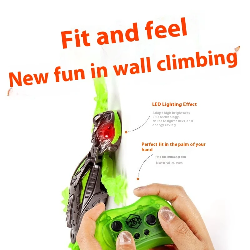Intelligent Electric Remote Control Wall Climbing Car Gecko Experience the fun of climbing walls and ceilings with this — photo 1