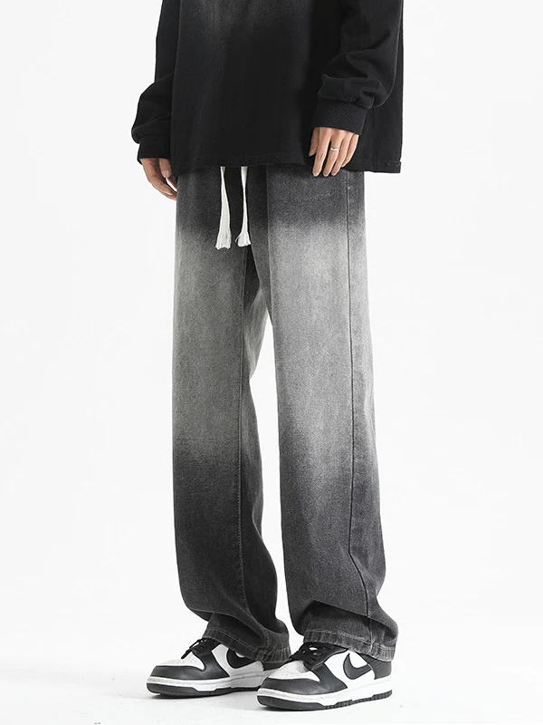 Title 7, Mode Persönlichkeit Gradient Casual Jeans für H...