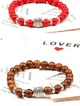 Pulseira de yoga com contas de coruja turquesa. Paz, equilíbrio e estilo para sua prática e bem-estar. Joia espiritual única. — foto 7