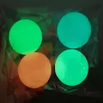 Bolas Pegajosas Luminosas Brinquedos Interativos Pais-Filhos Diversão Noturna Estimula Sentidos Seguro e Durável Presente Ideal para Crianças — foto 3