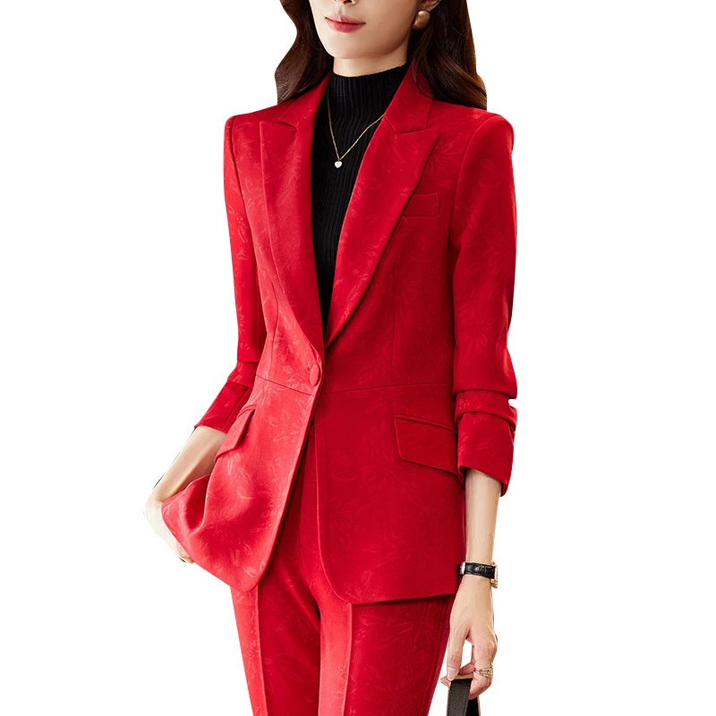 Suit Female Business Wear Host Formal Suit Work Clothes — photo 14