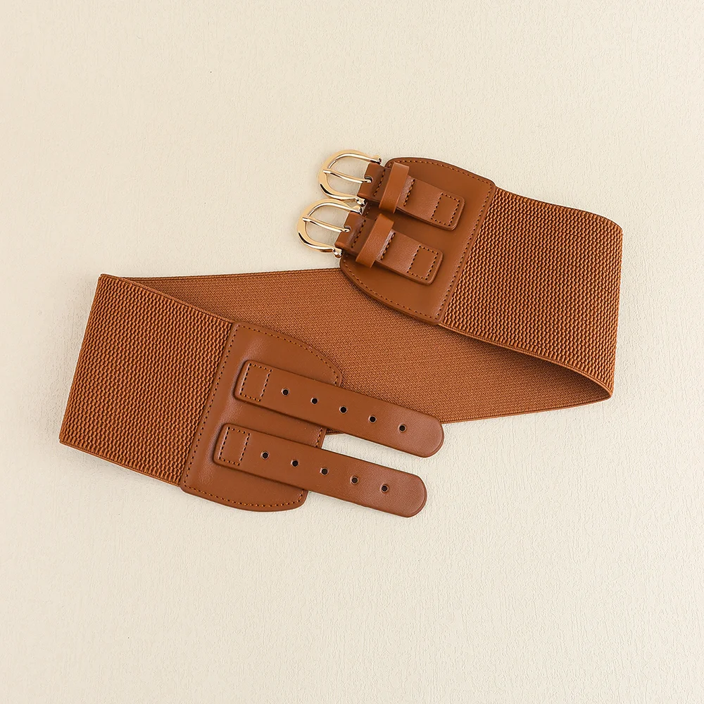 Title 12, Senior Sense Retro Needle Buckle Waist Seal Ela...