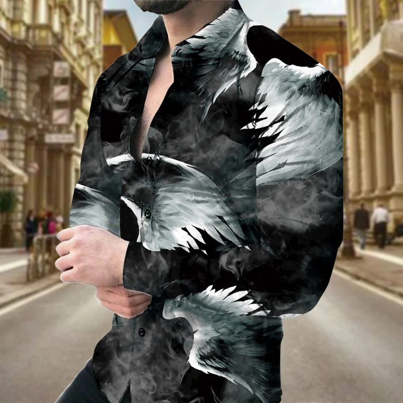 Men's Fashion Casual Shirt Large Offers Comfort and Style. Perfect for Everyday Wear or Relaxed Outings, Providing a Ver — photo 5