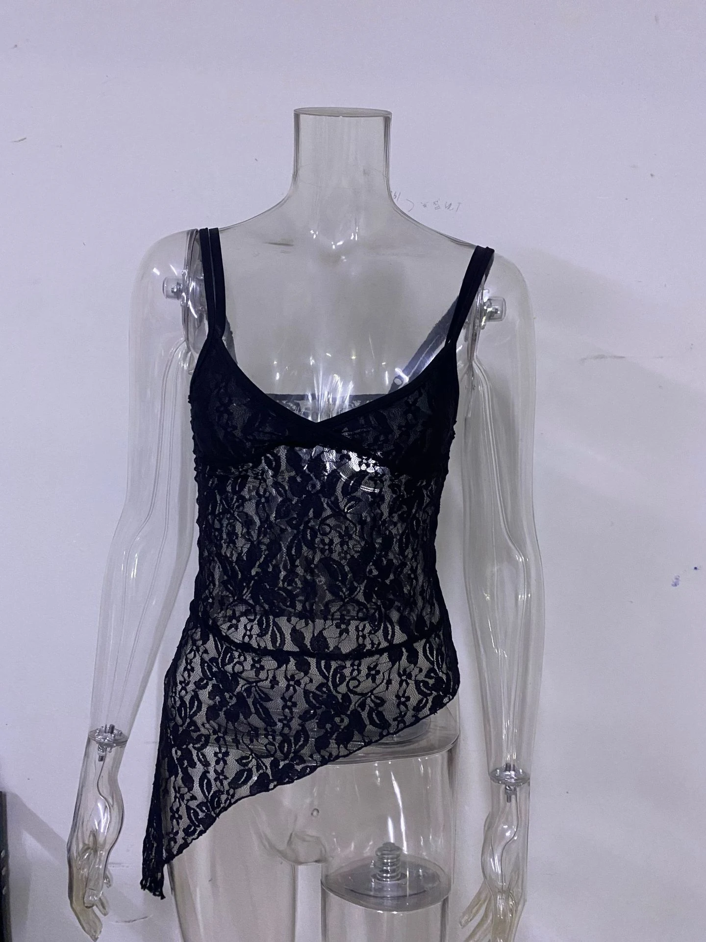 Women's Sling Backless Top Lace Shirt. A stylish and elegant choice. Perfect for any occasion, offering a comfortable an — photo 18