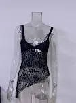 Women's Sling Backless Top Lace Shirt. A stylish and elegant choice. Perfect for any occasion, offering a comfortable an — photo 18
