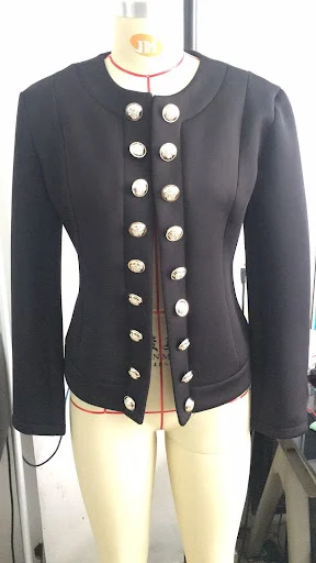 Title 5, New Long-Sleeved Single-Breasted Top Jacket