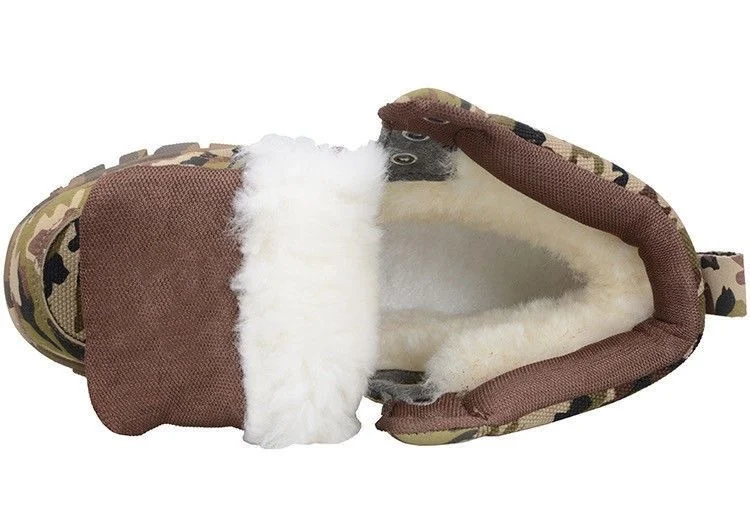 Title 15, Mens Outdoor Cowhide Thick Snow Boots, Cold Wi...