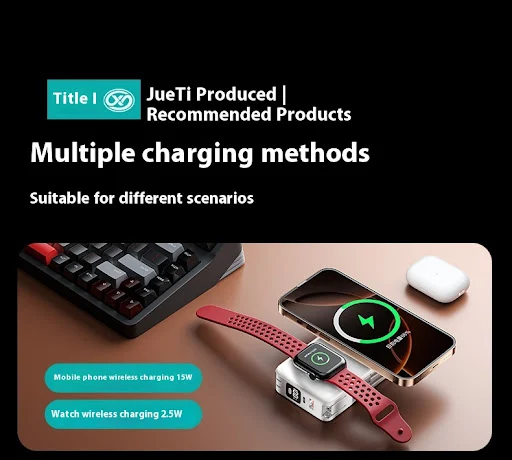 Title 4, 30W Multi-functional Two-in-One Power Bank with...