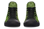 Bedruckte High-Top-Leinenschuhe für Paare. Modisches Design, hoher Tragekomfort und passender Look für trendige Pärchen-Outfits. — foto 1