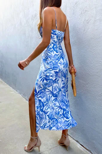 Title 2, Printed Sling Slim Fit Womens Dress