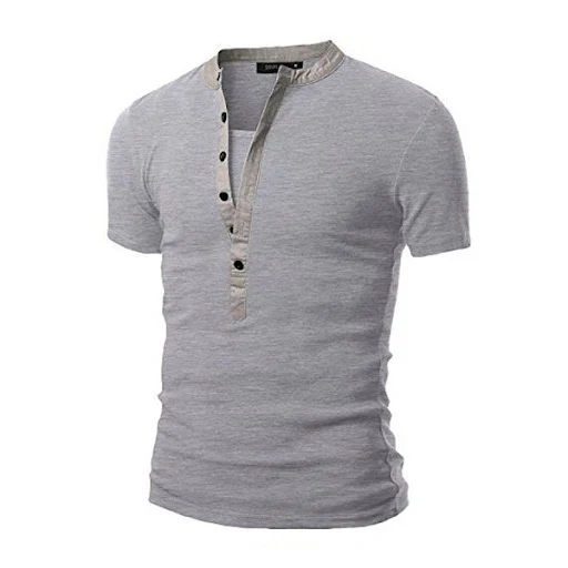 Title 4, Camiseta masculina com costura no decote, manga...