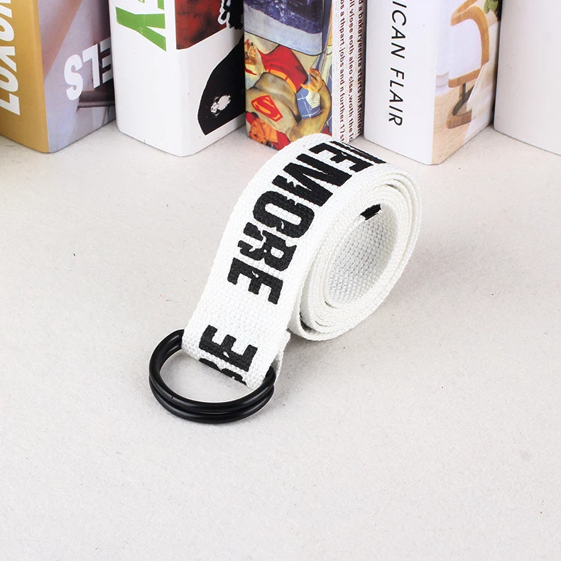 Title 4, Nylon Canvas D Buckle Belt