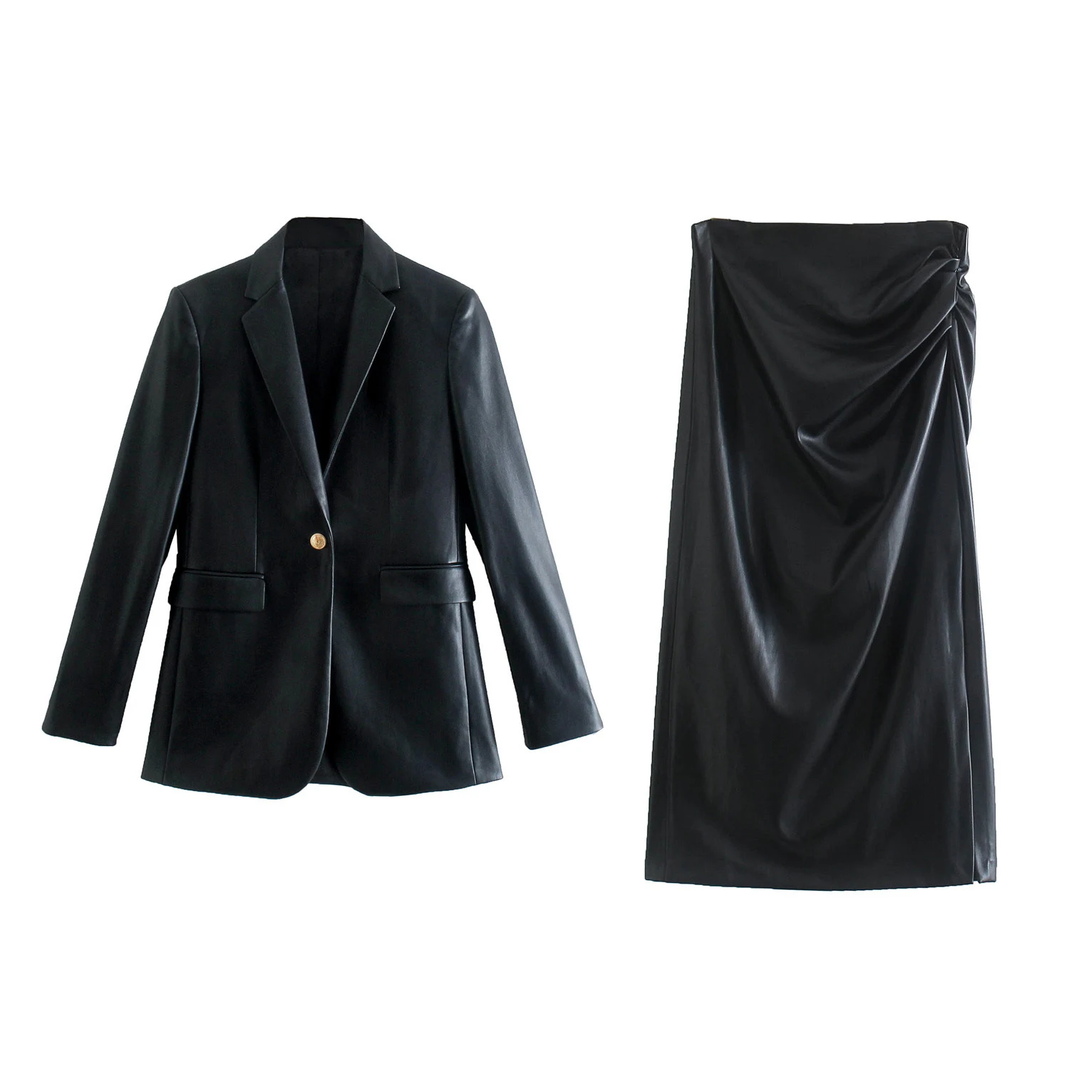 Casaco com botões e bolso com design de temperamento, perfeito para um look elegante e sofisticado, ideal para diversas ocasiões. — foto 4