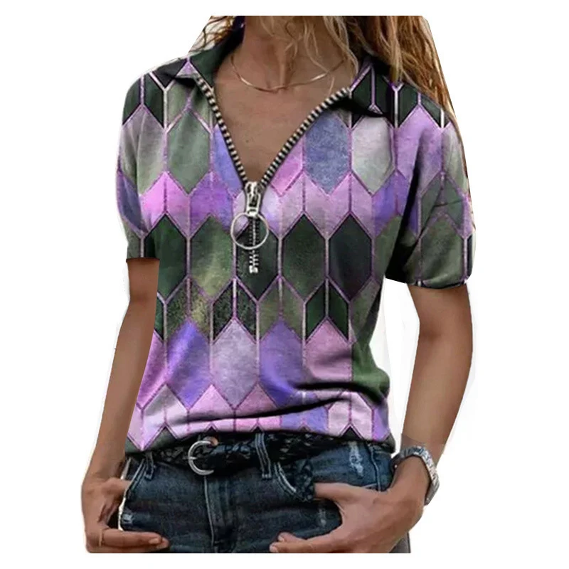 Title 3, Large Size Womens Slim Fit V-neck Womens Top ...