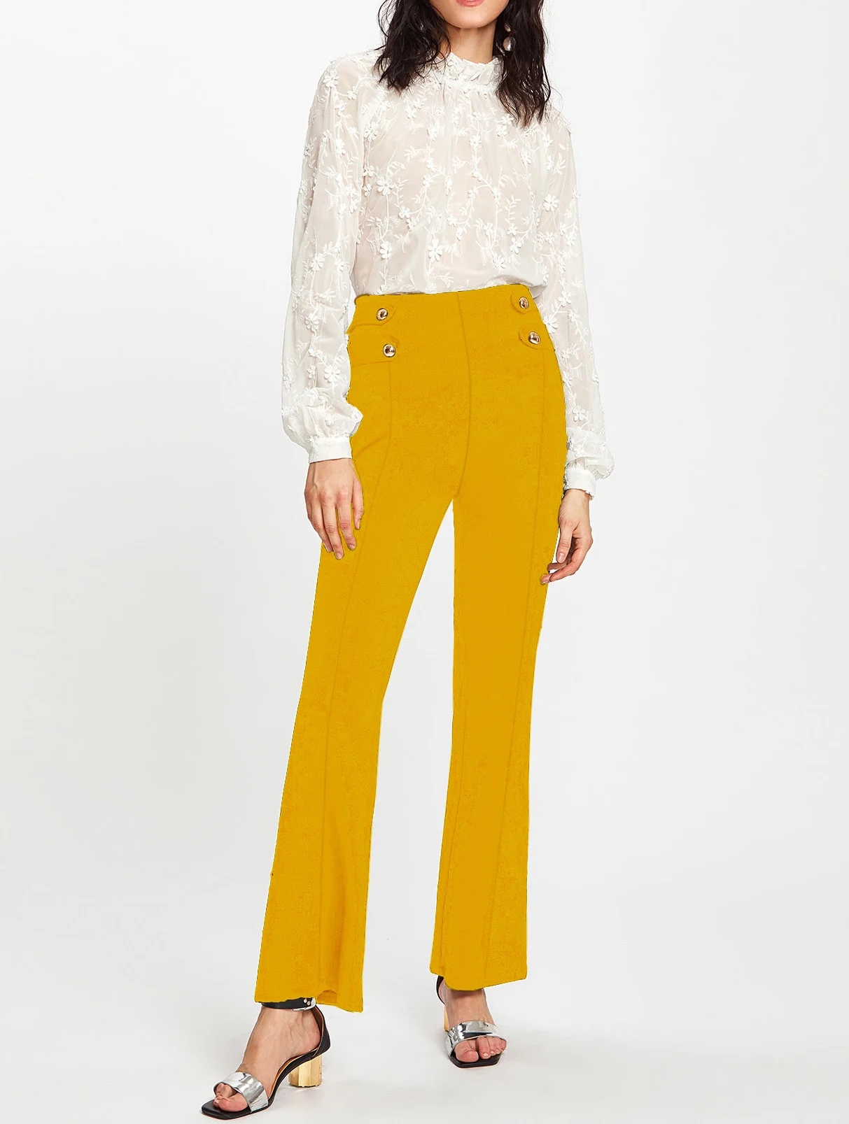 Title 28, Fashion casual wide leg pants in five colors. C...
