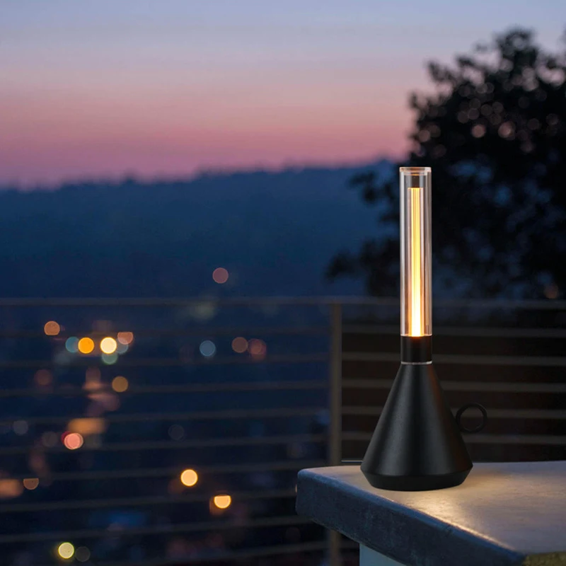 Retro Portable Kerosene Lamp Charging Lamp for Bars, Cafes, and Dining Tables, Creates Atmosphere as a Small Night Lamp. — photo 4