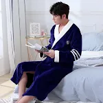 Navy white collar men