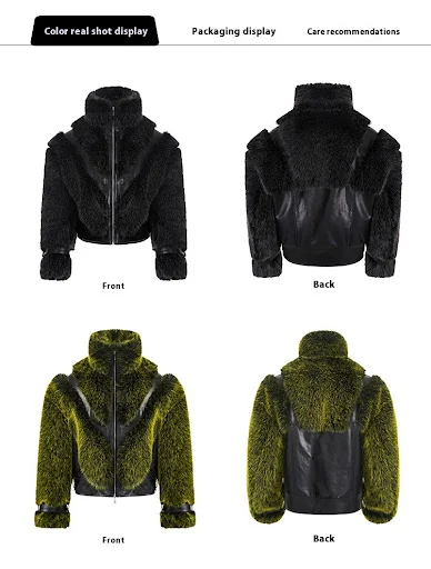 Title 2, Light Luxury Plush Mink-like Short Fur Coat For...