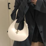 Elegante Temperamento Crescent Bag Mini Borsa a Spalla, la soluzione ideale per portare con te l'essenziale con stile e raffinatezza, perfetta per ogni occasione. — foto 1