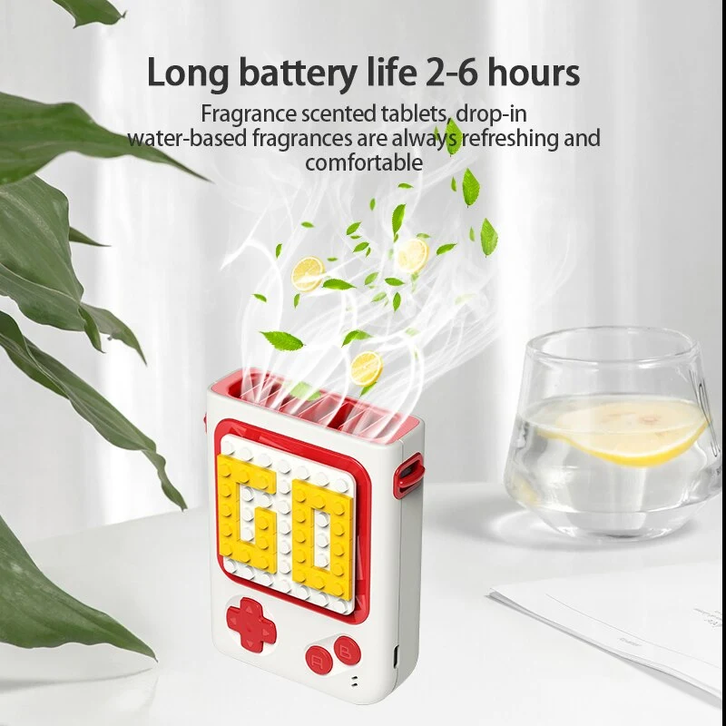 Title 1, Creative game console mini handheld fan. Stay c...