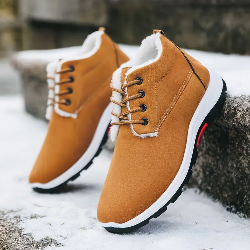 Title 18, Casual British rubber wear-resistant cotton sho...