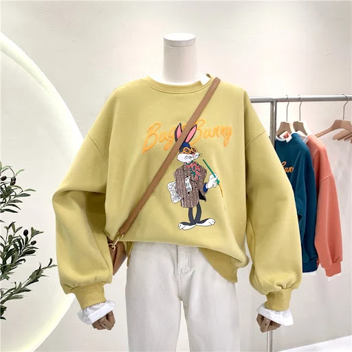 Title 2, Maglione in due pezzi finto con cuciture con st...