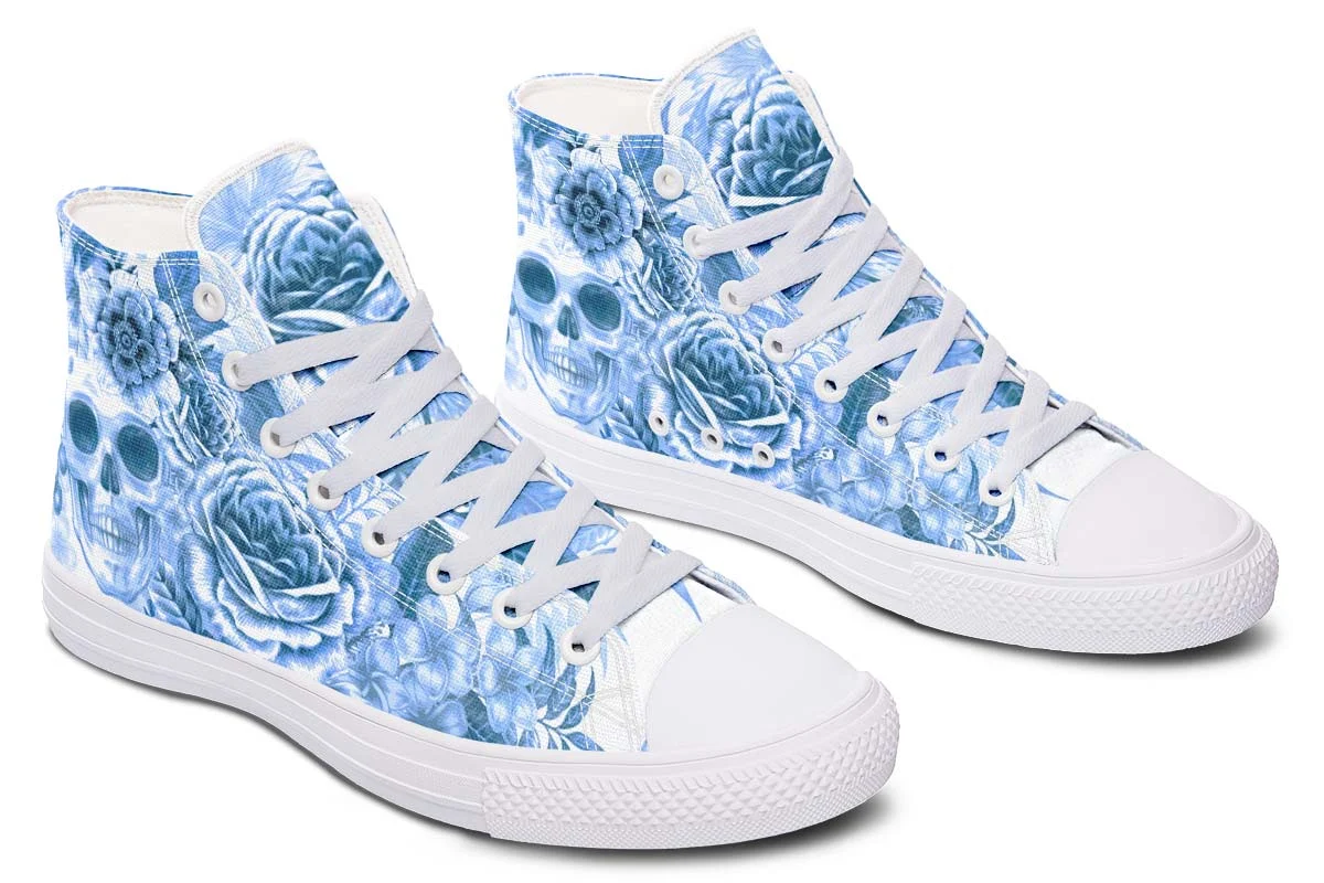 Zapatillas altas de lona estampadas para parejas perfectas para caminar juntos con estilo y comodidad, ideales para regalar. — foto 7