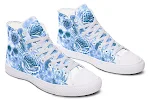 Zapatillas altas de lona estampadas para parejas perfectas para caminar juntos con estilo y comodidad, ideales para regalar. — foto 7