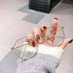 Blue film flat lens