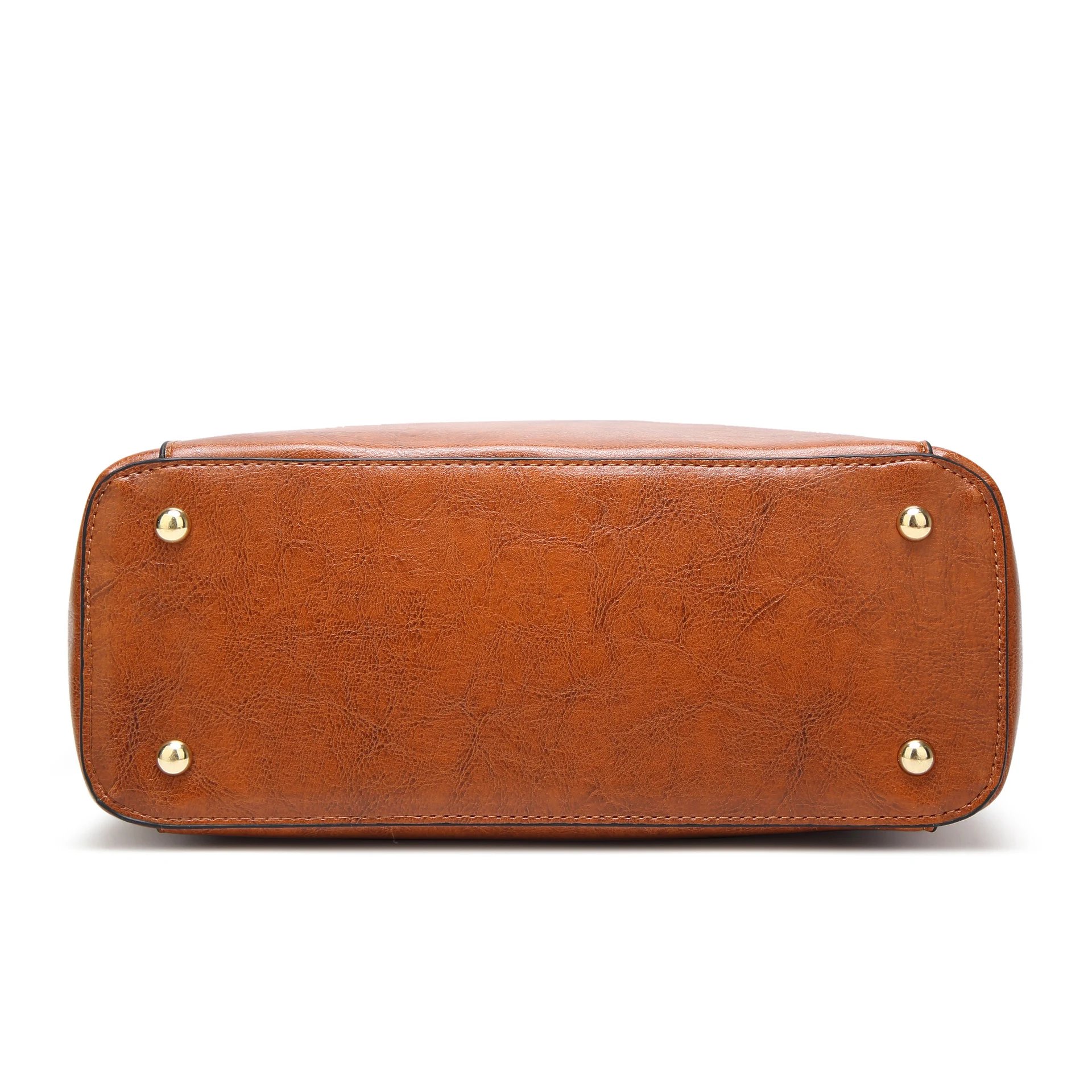 Title 3, Oil Wax Leather Women Handbag Large Capacity To...