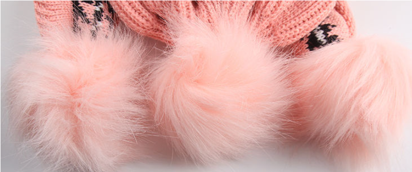 Title 8, Parent-child Childrens Cute Fleece Hat
