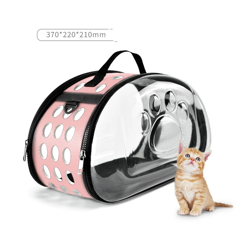 Transportín Plegable para Gatos y Perros, Transpirable y Portátil, Ideal para Viajes al Aire Libre, Bolso de Mano Cómodo y Seguro — foto 1