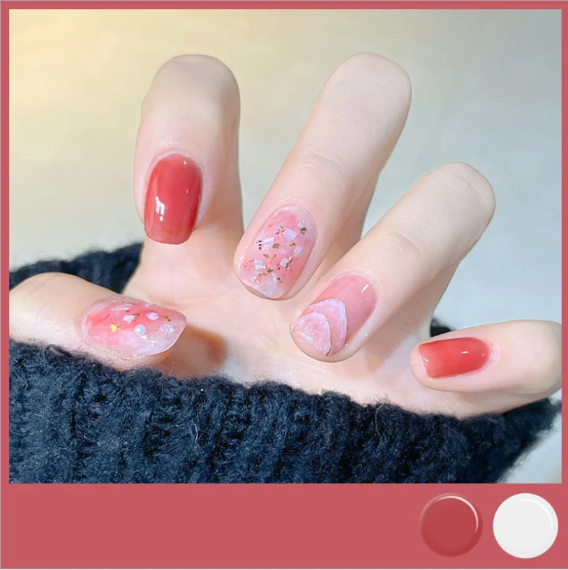 Title 32, Gemini 28-Color Nail Polish Set No Bake Quick D...