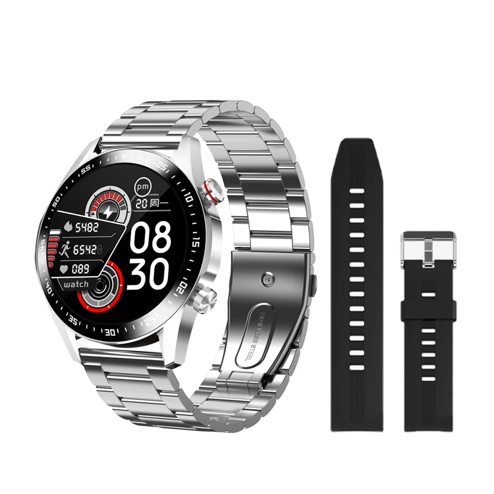 Pulseira esportiva inteligente E12 à prova d'água com chamadas e monitoramento. Monitore atividades aquáticas e conecte-se em movimento. — foto 9