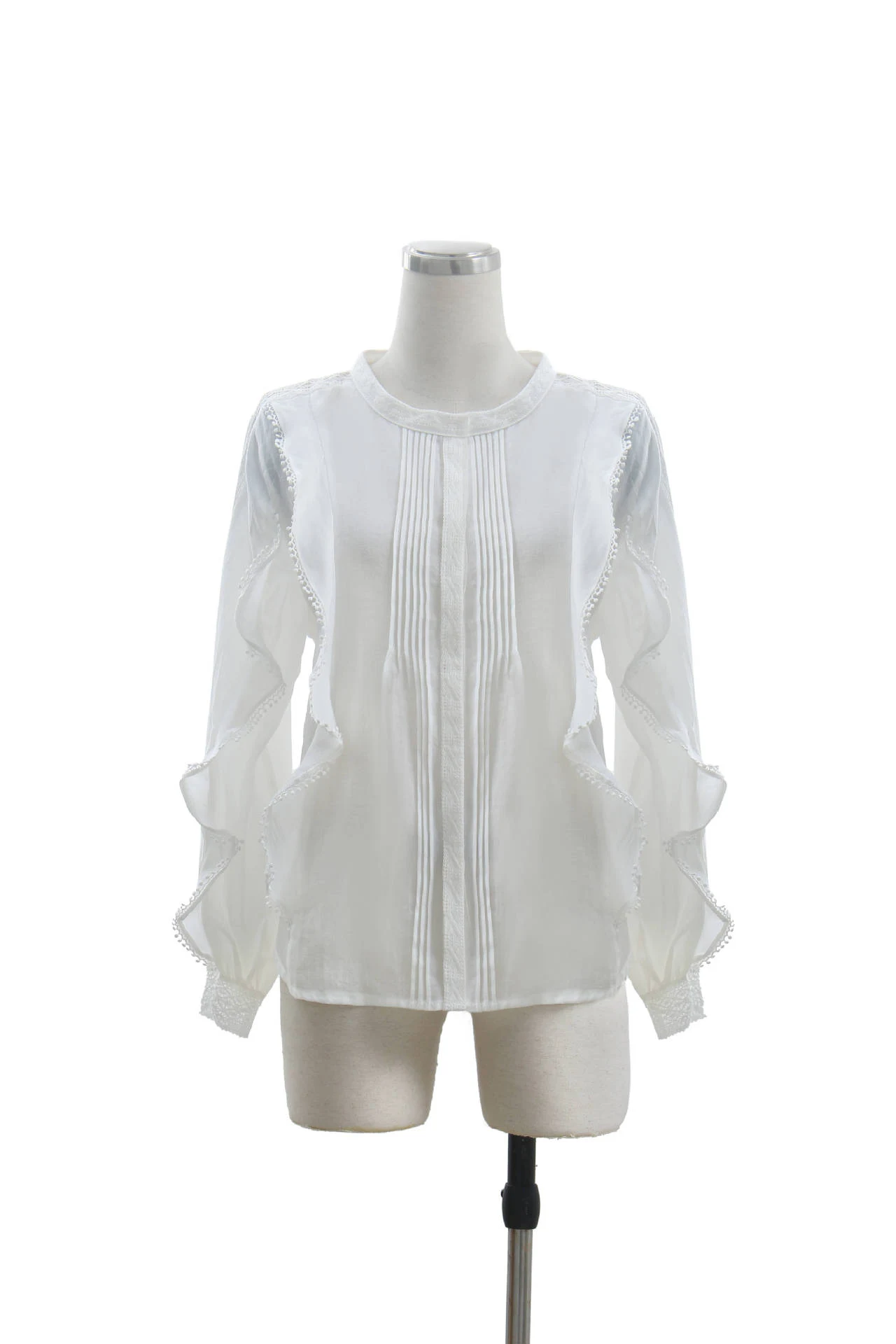 Title 16, Camicia in pizzo allentato dimagrante stile fra...