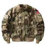 Jaqueta masculina de beisebol primavera e outono Estilo piloto Jaqueta casual perfeita para conforto e estilo no dia a dia. — foto 2